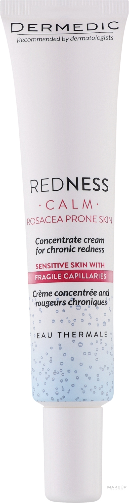 Cremekonzentrat für zu Couperose neigende Haut - Dermedic Redness Calm Concentrate Cream For Chronic Redness