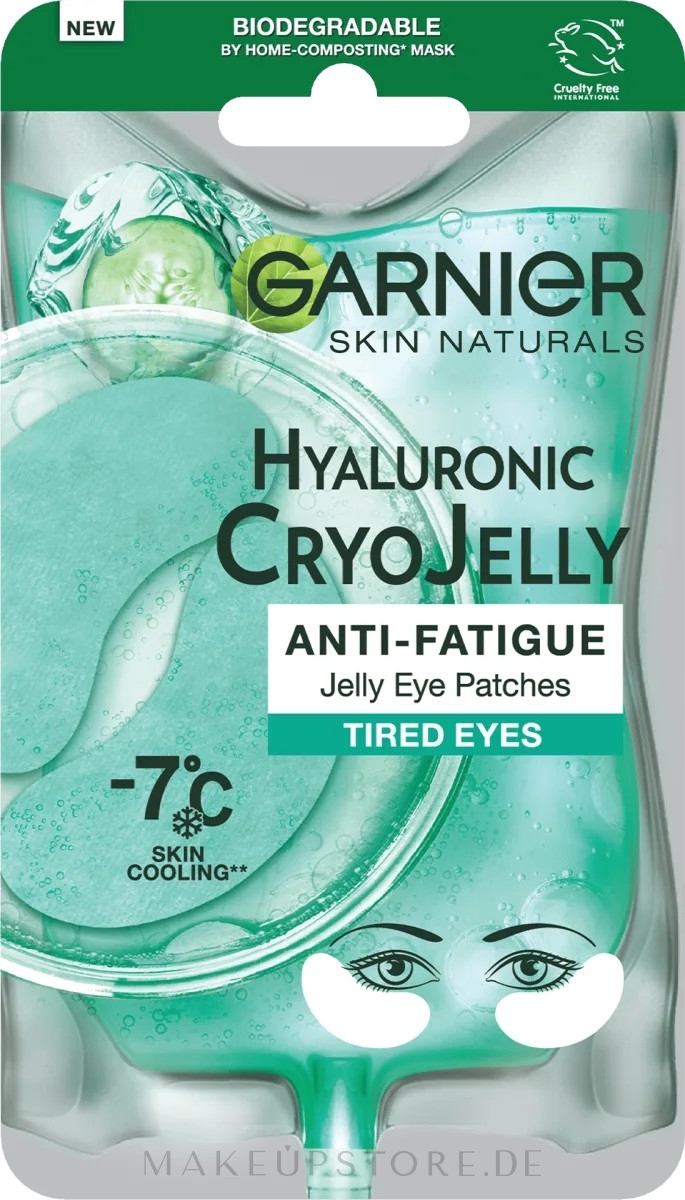 Augenpatches mit Hyaluronsäure - Garnier Skin Naturals Hyaluronic Cryo Jelly